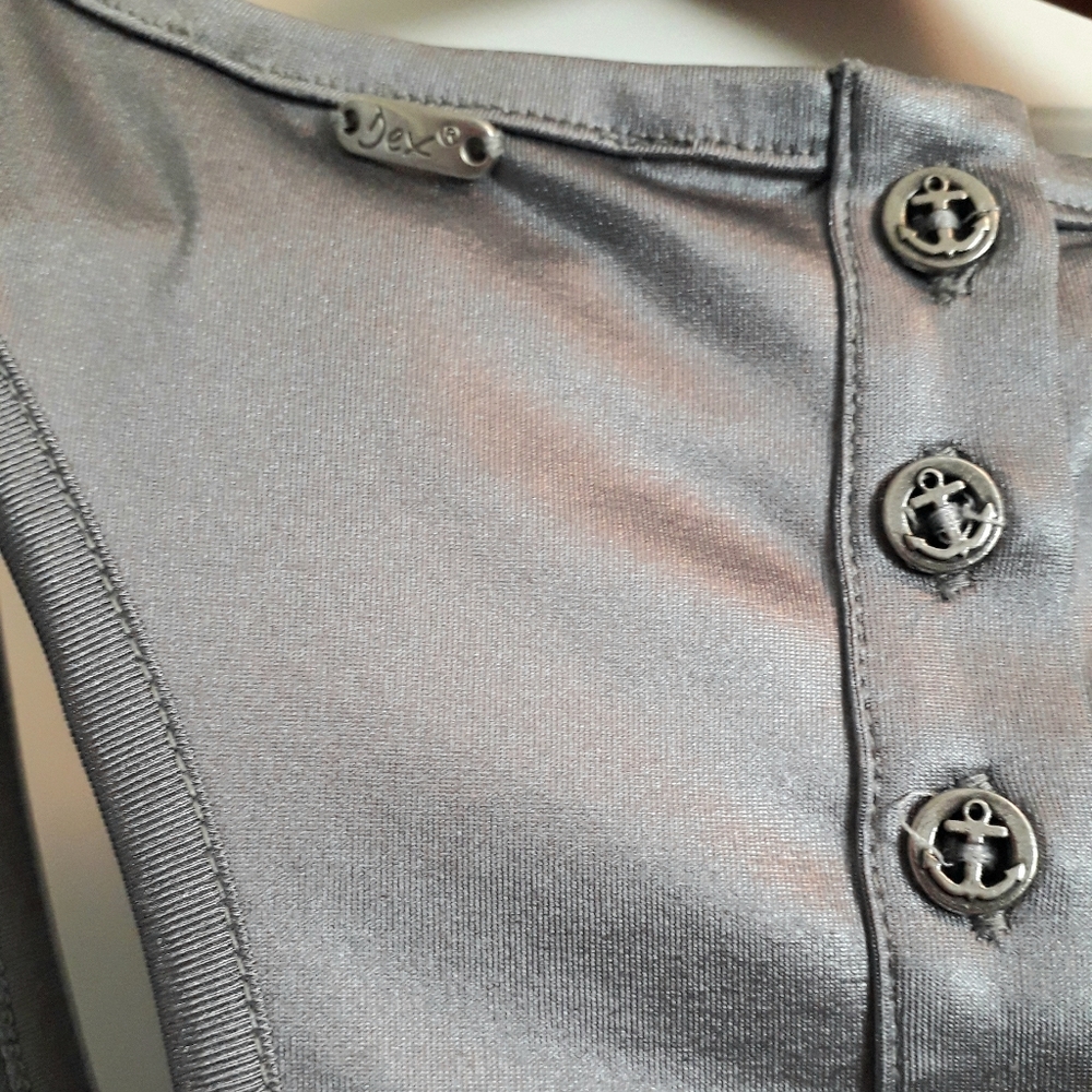 Dex Silver Racerback Tank Top - Picture 3 of 5